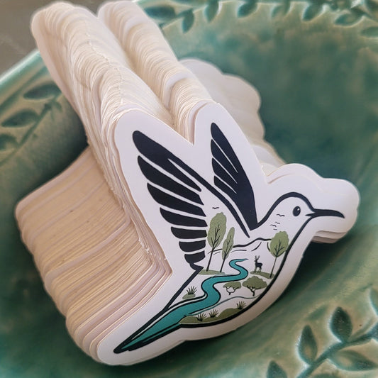 Small Hummingbird Sticker