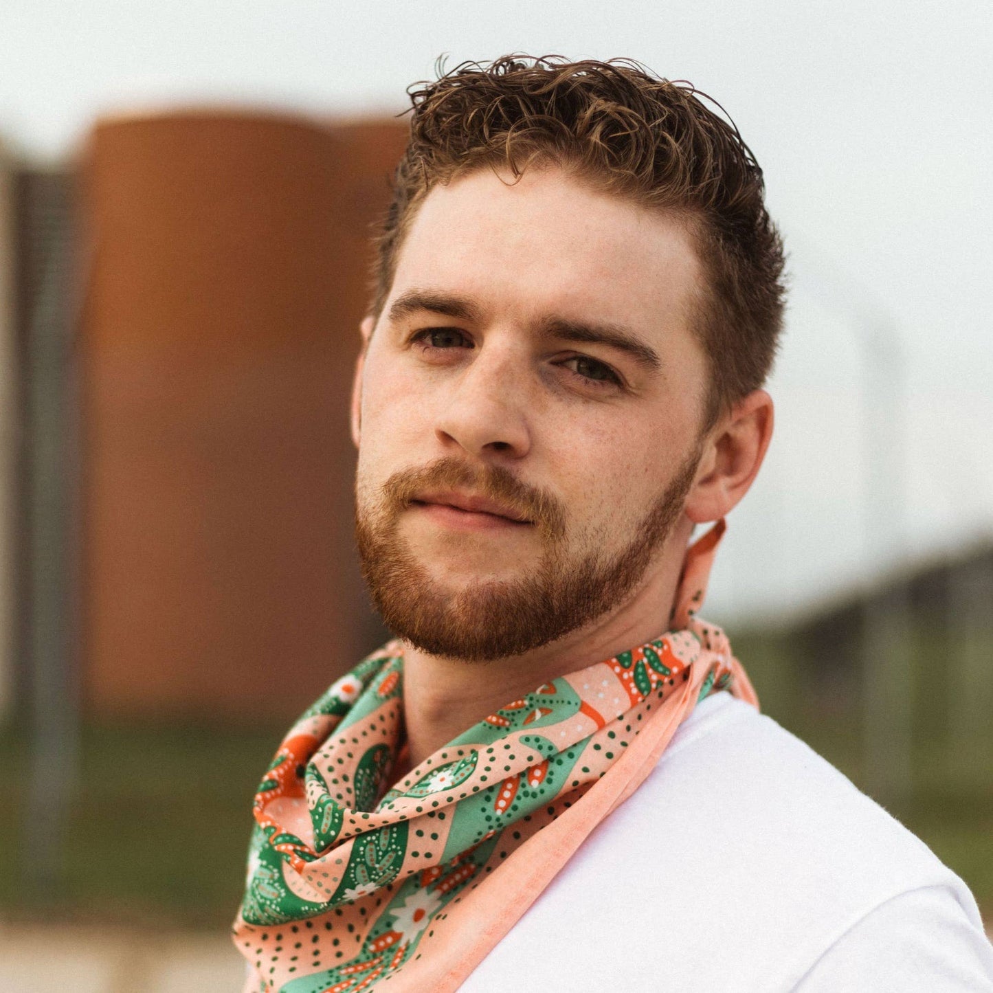 Handker Bandanas - No. 069 Snakes Pink